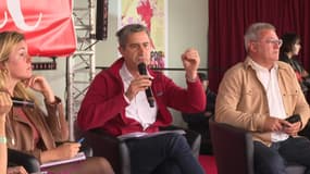 François Ruffin à la Fête de l'Humanité, le 14 septembre 2024. 