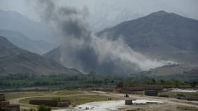 Une frappe américaine contre une position de Daesh dans la province de Nangarhar, le 11 avril 2017. (photo d'illustration)