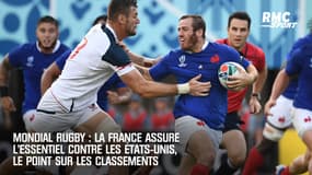 Mondial rugby : La France assure l'essentiel contre les États-Unis, le point sur les classements