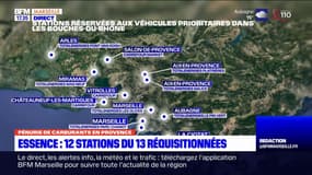 Pénurie de carburant: 12 stations des Bouches-du-Rhône réquisitionnées