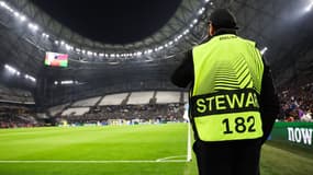 Un stadier au Vélodrome le 07/03/2024