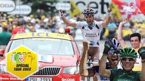 "Dans les livres d'histoire, il y aura mon nom", la belle émotion de Riblon évoquant sa victoire à l'Alpe d'Huez