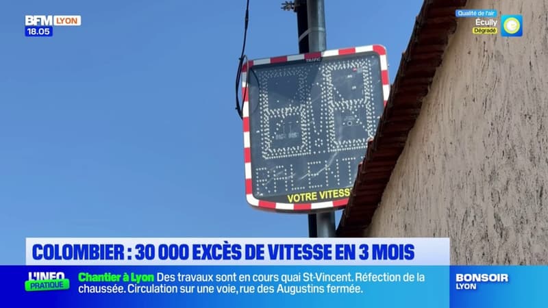 Colombier: 30 000 excès de vitesse enregistrés en trois mois (1/1)