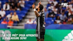 OL : "Je suis prêt" (pour affronter le PSG) assure Depay