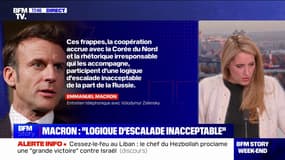 Guerre en Ukraine: Emmanuel Macron dénonce "une logique d'escalade inacceptable de la part de la Russie"