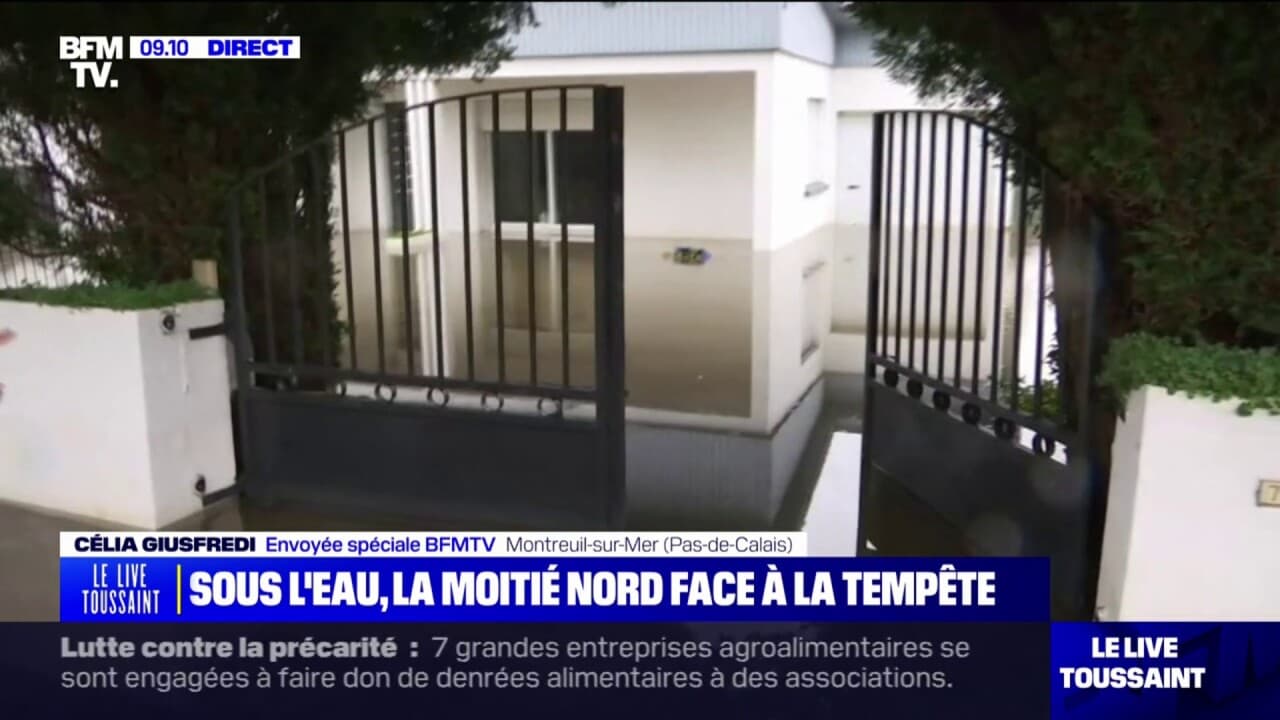 Inondations dans le Pas de Calais: encore de la pluie à Montreuil sur Inondations dans le Pas de Calais: encore de la pluie à Montreuil sur