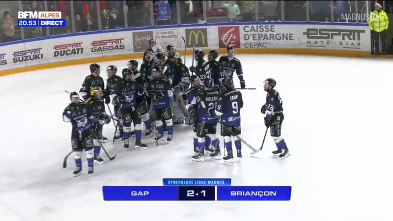 Ligue Magnus: les Rapaces de Gap battent les Diables Rouges de Briançon