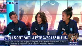 "C'était une belle expérience, je m'en souviendrai toute ma vie", ces enfants ont fait la fête avec les Bleus à l'Elysée