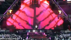 Près de 50.000 personnes ont assisté au concert de Psy à Séoul samedi.