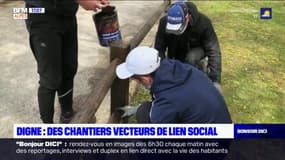 Digne-les-Bains: des chantiers vecteurs de lien social