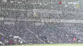 La neige s'est abattu sur The Hawthorns