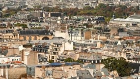 Une vue aérienne de Paris