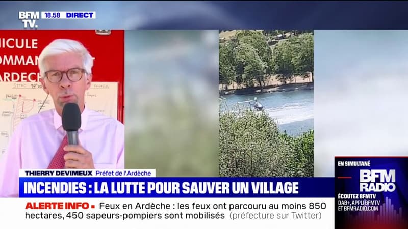 Incendies en Ardèche: plus de 900 hectares ont déjà brûlé selon les derniers chiffres donnés par le préfet