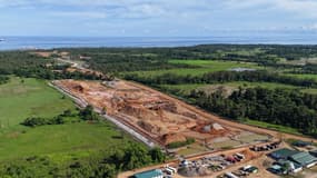 Une exploitation minière de nickel sur l'île de Palawan, aux Philippines, le 22 mai 2025 (photo d'illustration).