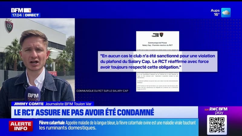 Le RCT dément avoir été sanctionné pour une violation du plafond du Salary cap