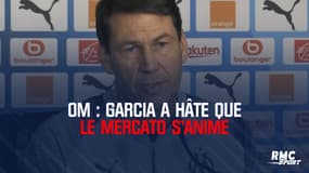 OM : Garcia a hâte que le mercato s'anime