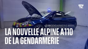 BFMTV vous dévoile les nouvelles Alpine A110 de la gendarmerie