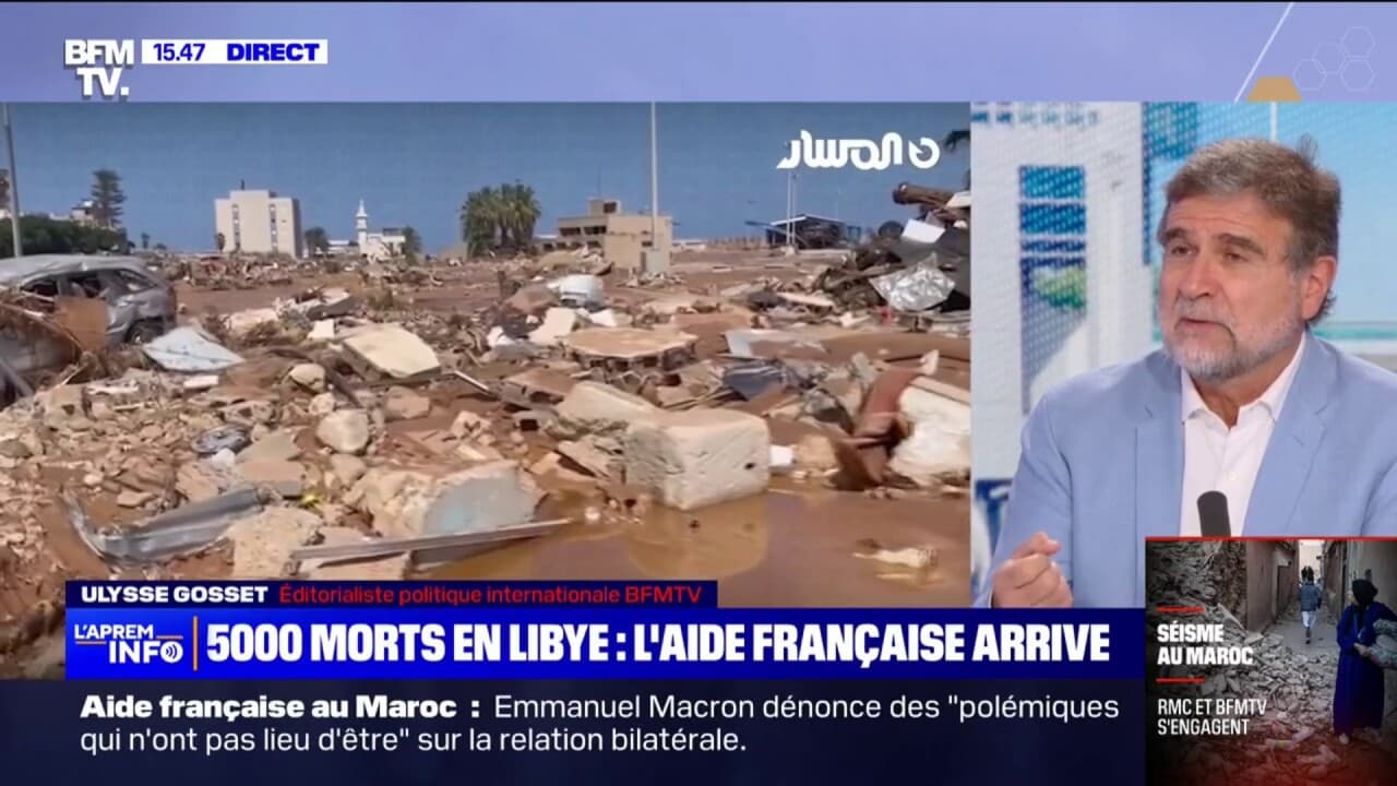 Inondations En Libye La France Envoie Une Aide D Urgence