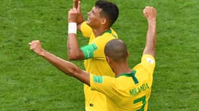 Thiago Silva et Miranda (Brésil)