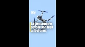 La gendarmerie dévoile son fusil anti-drones