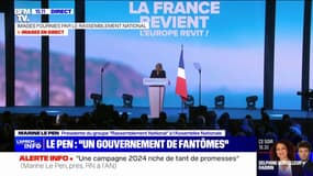 Guerre en Ukraine: "Comment peut-on envisager de faire entrer son pays en guerre avec autant de désinvolture" questionne Marine Le Pen