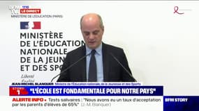 Jean-Michel Blanquer: "Les mesures consistant à avancer les vacances scolaires (...) ne sont pas forcément les solutions appropriées"