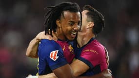 Jules Koundé avec le Barça, le 25 septembre 2024