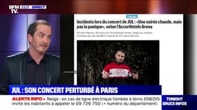 Jul: son concert perturbé à Paris - 14/11