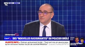 Policier grièvement brûlé à Paris: "Les nouvelles sont rassurantes" explique Laurent Nuñez (préfet de police de Paris) 