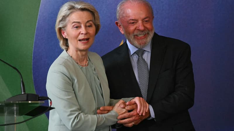 Un traité "très bon pour le monde démocratique et le multilatéralisme": à la veille de sa signature, Lula et von der Leyen côte à côte pour célébrer l'accord UE-Mercosur