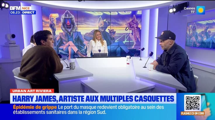 Urban Art Riviera : Harry James, un artiste aux multiples casquettes