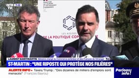 Droits de douane américains: "Une guerre commerciale ne fait que des perdants", déclare Laurent Saint-Martin, ministre du Commerce extérieur