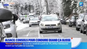 Alsace: les conseils pour conduire quand ça glisse