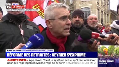 Yves Veyrier (FO) juge que "le régime unique par point est la pire idée du quinquennat" d'Emmanuel Macron