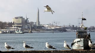 Sébastopol, en Crimée, principale base des marines russe et ukrainienne, photographiée le 16 février 2006.