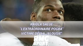 Raiola salue "l'extraordinaire Pogba" victime de "la jalousie" d'une partie des Français