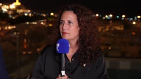 Hadas Kalderon, épouse d'un otage du Hamas, sur BFMTV le 6 octobre 2024