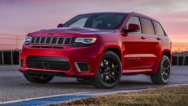 Avec sous le capot le moteur V8 V8 6.2 litres de Dodge, ce Grand Cherokee Trackhawk affiche 717 ch