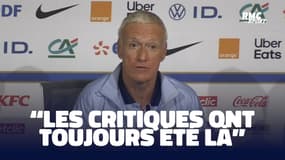 Équipe de France : "Je ne vis pas dans un bunker", Deschamps conscient des critiques à son égard