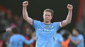Kevin De Bruyne avec Manchester City, le 30 mars 2025
