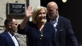 Marine Le Pen lors du congrès du RN.