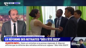 Emmanuel Macron annonce que la réforme des retraites entrera en vigueur "dès l'été 2023"