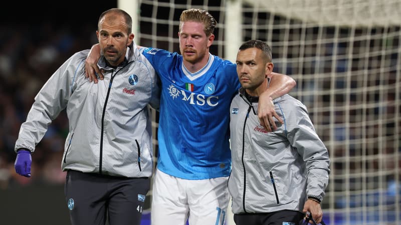 Buteur mais blessÃ©: De Bruyne sort en pleurs aprÃ¨s avoir inscrit un penalty avec Naples...
