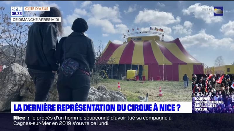 Nice: 250 personnes à la dernière représentation du cirque Zavatta