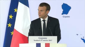 Emmanuel Macron en Guyane ce vendredi.