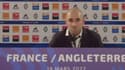 Maxime Lucu en conférence de presse avec le XV de France, le 19 mars 2022