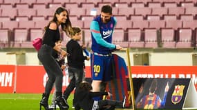 Lionel Messi et sa famillle