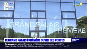 Paris: le Grand Palais éphémère ouvre ses portes 