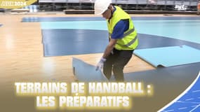 JO 2024/Handball : À l'Arena Paris Sud, les terrains sont bientôt prêts pour la compétition