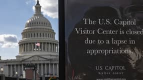 Le Capitole des États-Unis le deuxième jour de la fermeture du gouvernement fédéral, le 2 octobre 2025, à Washington D.C.